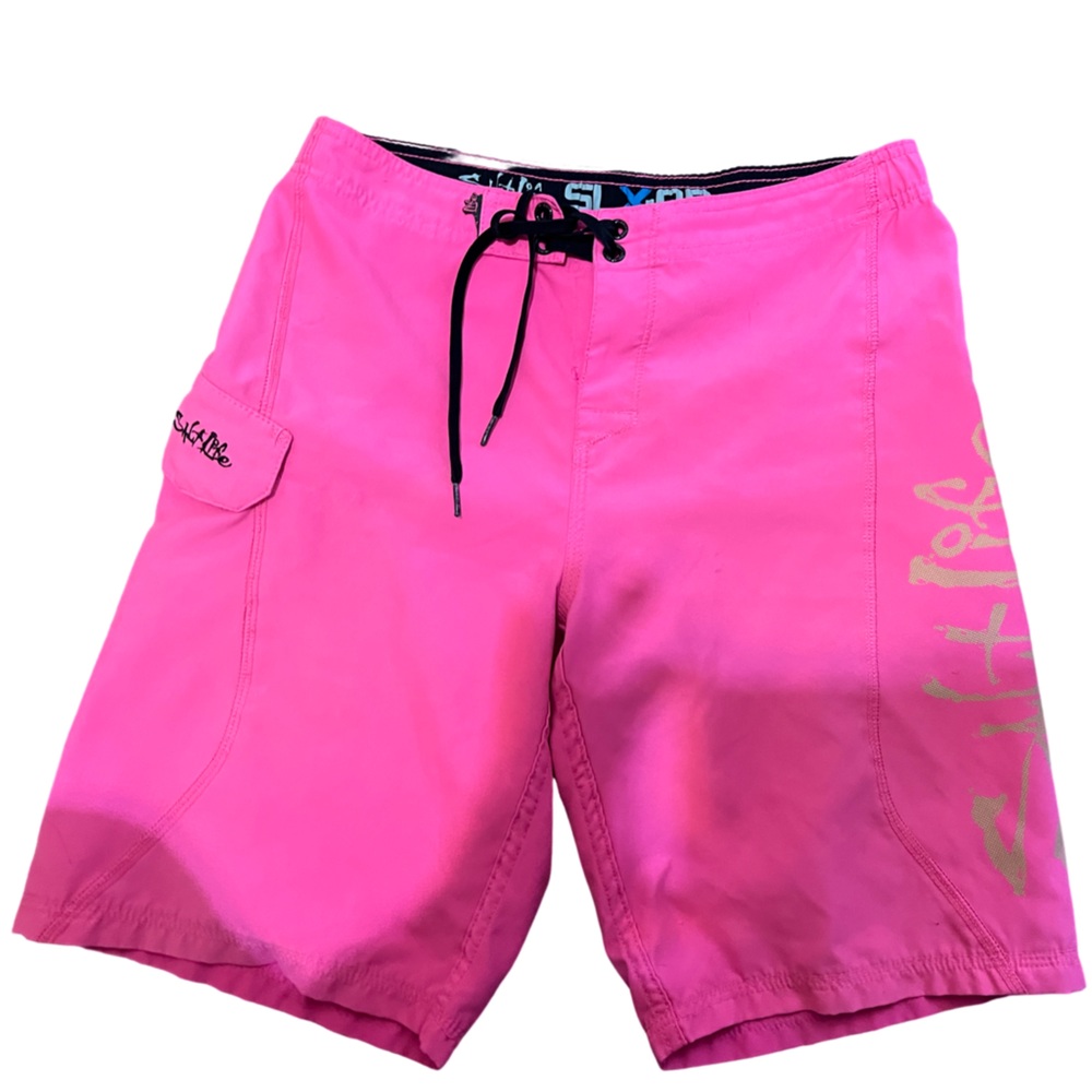 Salt Life Hot Pink Swim Shorts